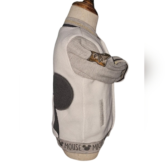 Disney Baby Mickey Mouse Bomber Jacket Sherpa Varsity Sz 12-18M - Picture 4 of 12